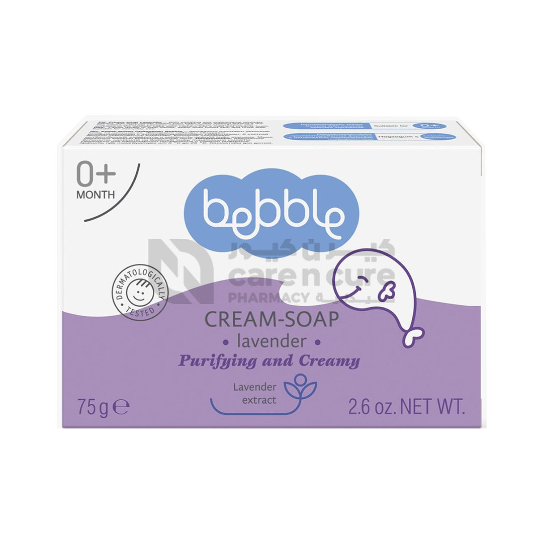 Bebble Cream-Soap Lavender 75 gm