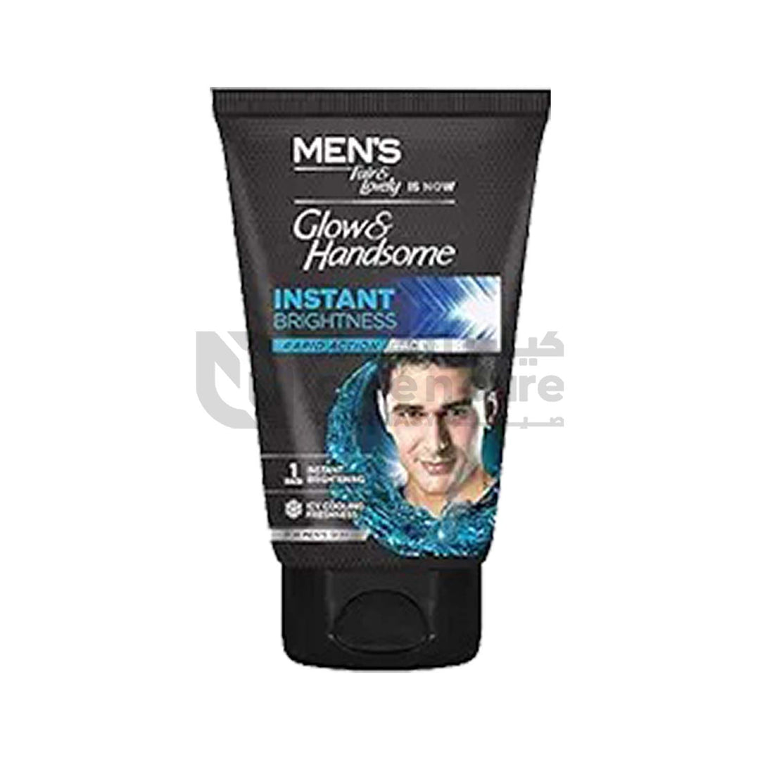 Glow & Handsome Instant Bright Rapid Action Face wash For Men 100 g