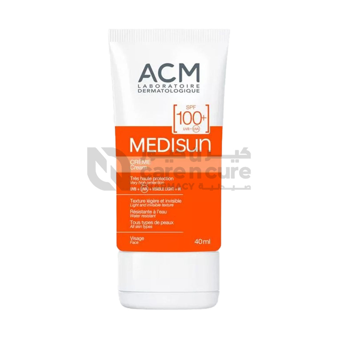 Acm Medisun Sunscreen Cream Spf 100+ 40 ml