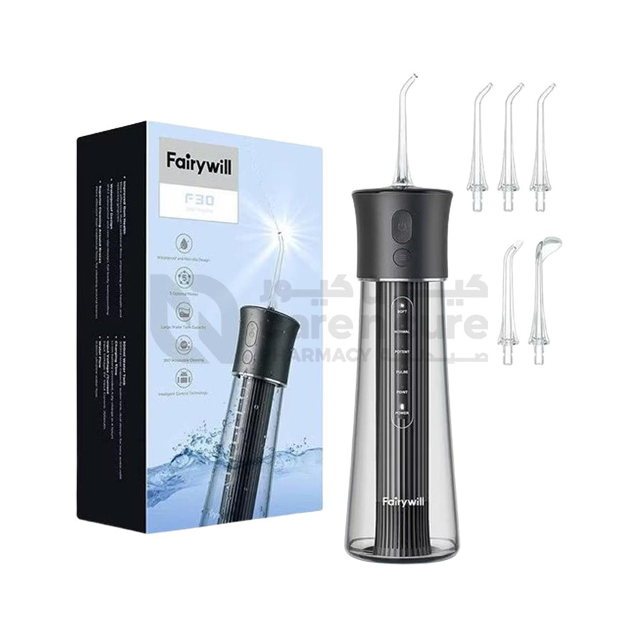 Fairywill F30 Water Flosser Oral Irrigator Black