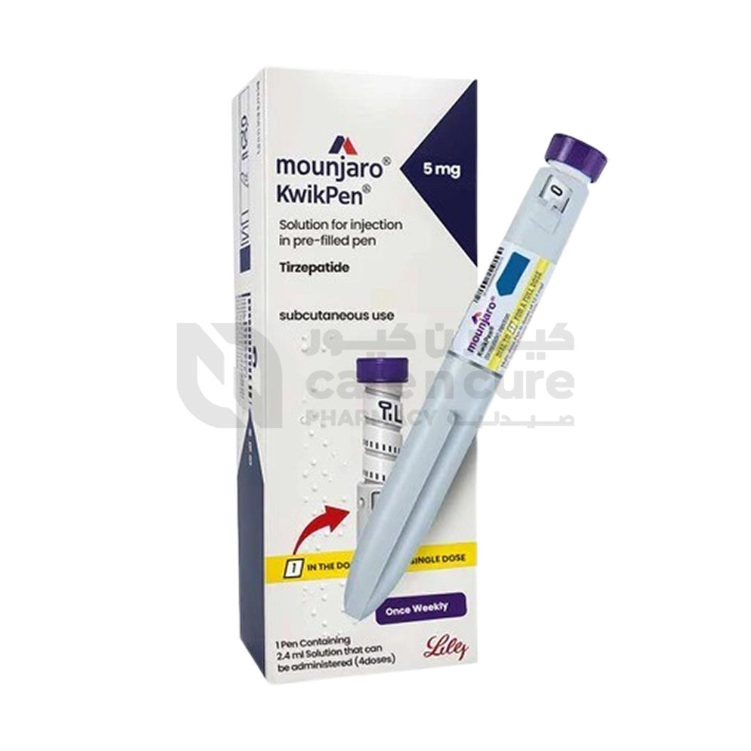 Mounjaro Kwikpen 5 mg/0.6ml Pre-Filled Pen 1 Piece (4 Dose)