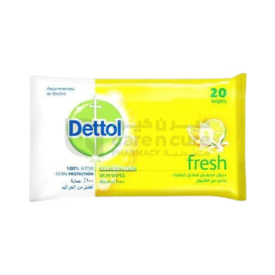 Dettol Skin Wipes Fresh 20 Pieces