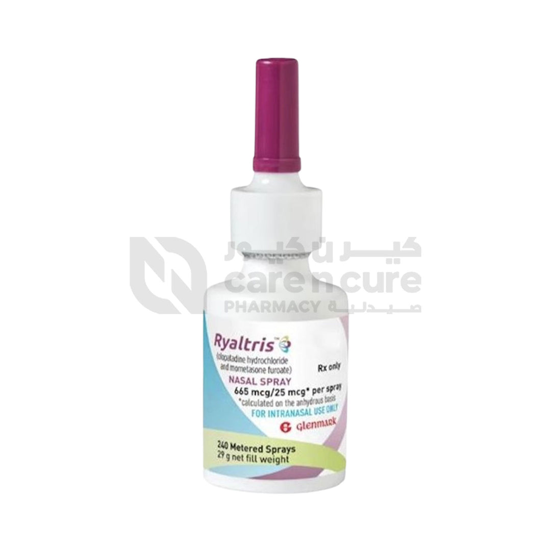 Ryaltris 600mg/25Mcg Nasal Spray 240 Metered Spray 29g