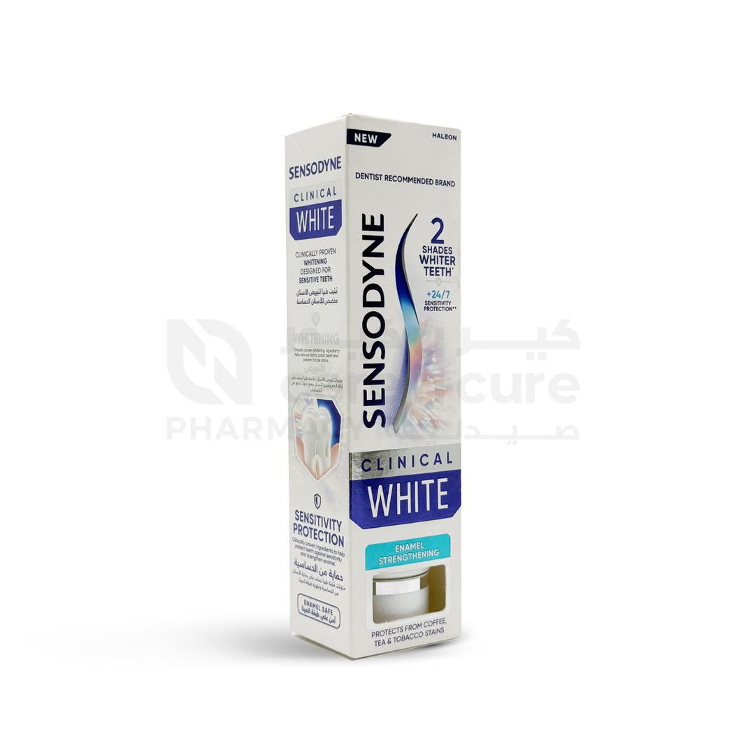 Sensodyne Clinical White Enamel Strengthening Toothpaste 75ml