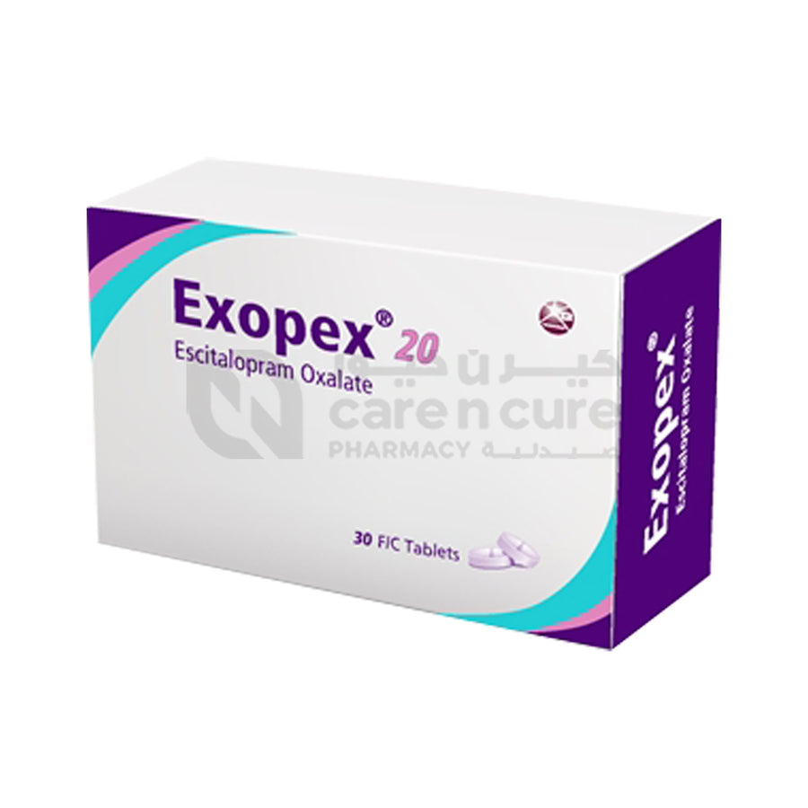 Exopex 20 mg Tablets 30 Pieces