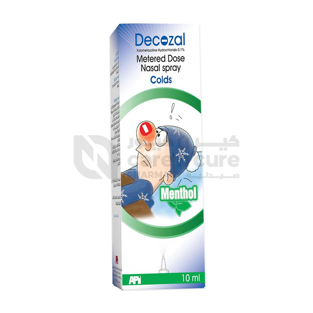 Decozal Menthol Metered Dose Nasal Spray 10 ml