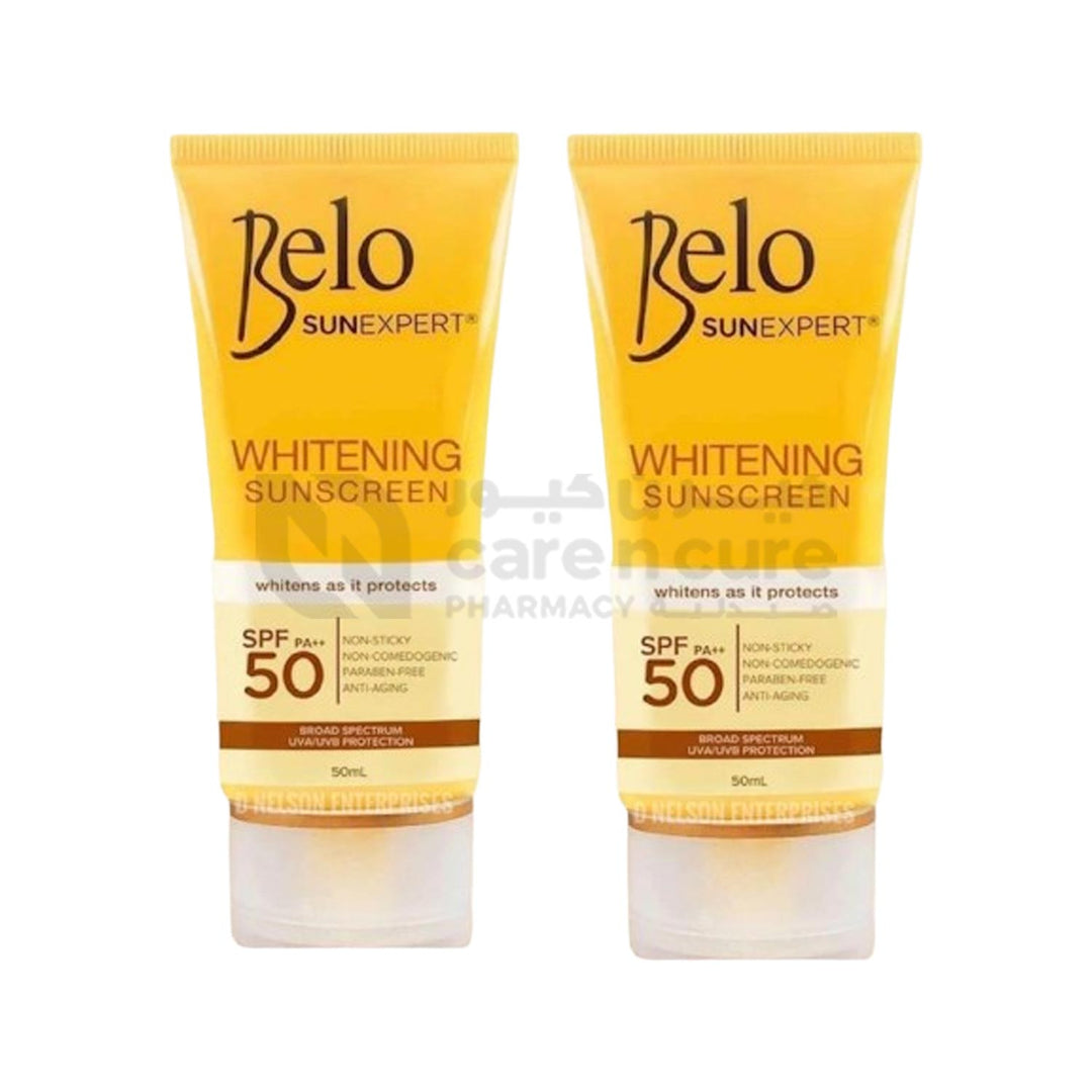 Belo Sun Expert Whitening Sunscreen 50 ml Spf 50 2 Pieces