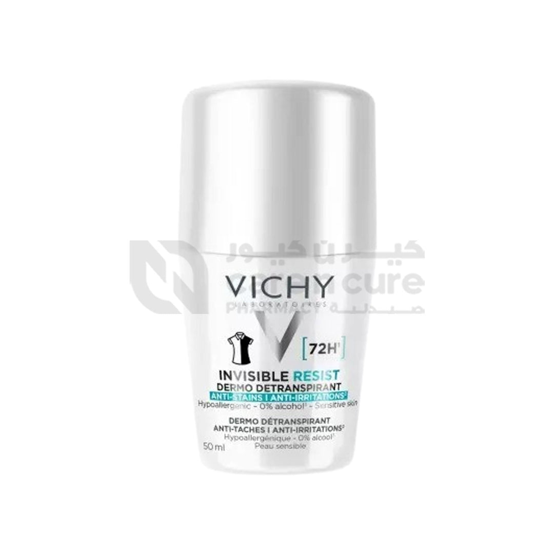 Vichy Deo Roll On Invisible Resist Men 72H 50 ml