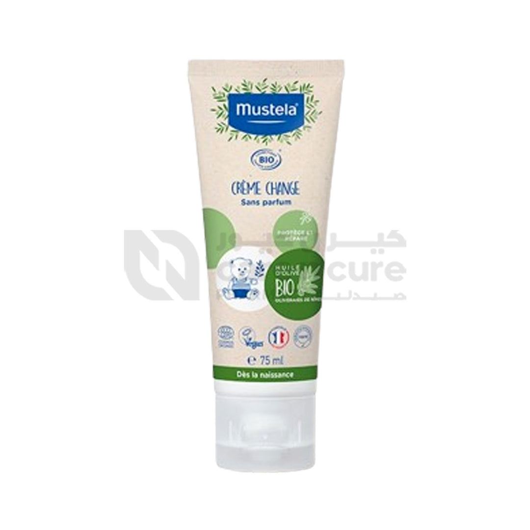 Mustela Gb Organic Certified Diaper Cream 75 ml