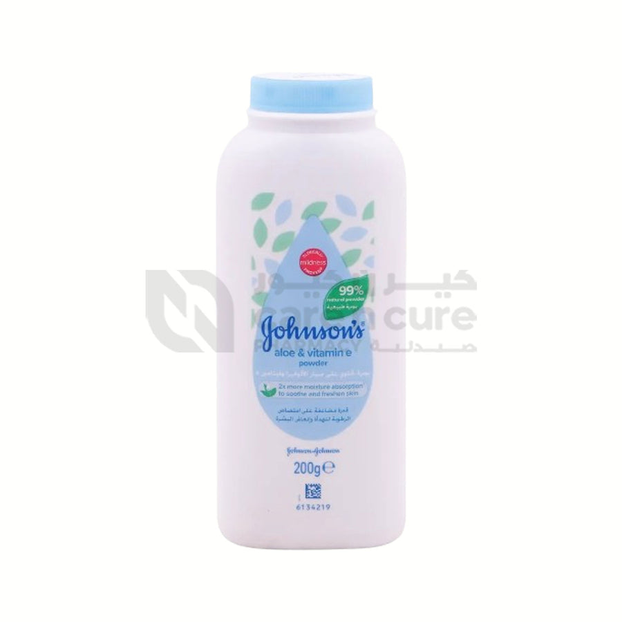 Johnson's Baby Powder Aloe & Vitamin E 200 gm