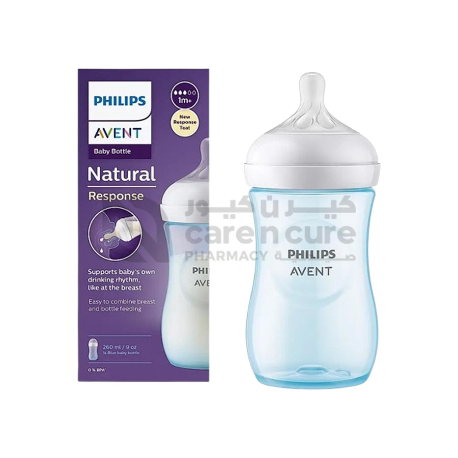 Philips Avent Natural 3.0 Feeding Bottle 260 ml Blue