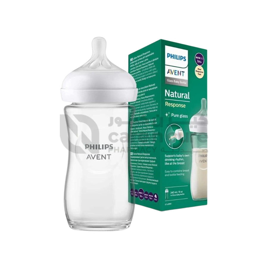 Philips Avent Natural 3.0 Feeding Bottle Glass 240 ml