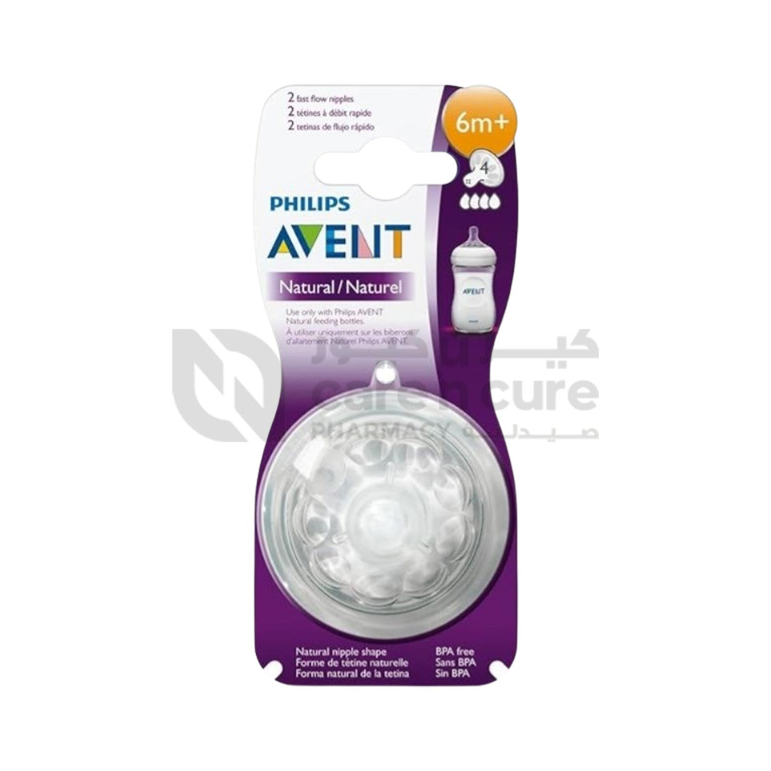 Philips Avent Natural 3.0 Feeding Teats 6 M X2