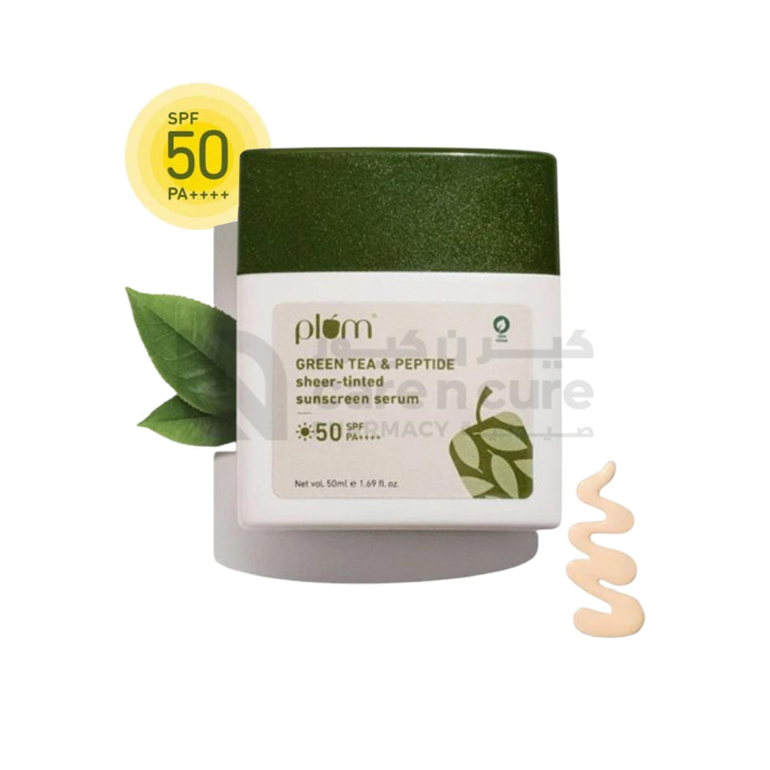 Plum Green Tea & Peptide Sheer-Tinted Sunscreen