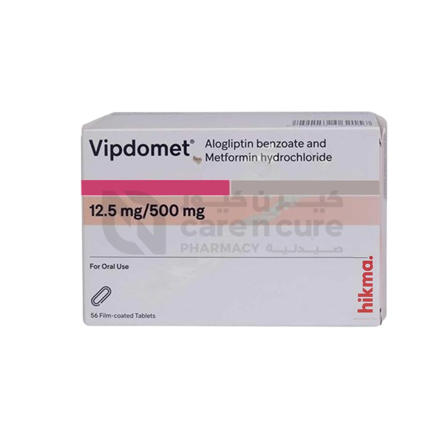 Vipdomet 12.5/500 mg Tablet 56 Pieces