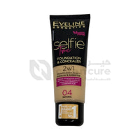 Eveline Selfie Time Foundation & Concealer 04 Natural 30ml