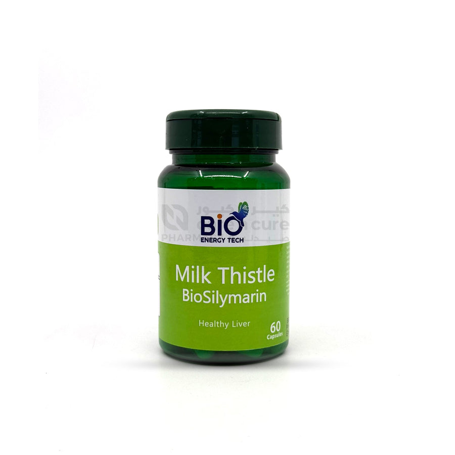 Bio Energy Tech Bio Silymarin Milk Thistle Capsules 60 Pieces