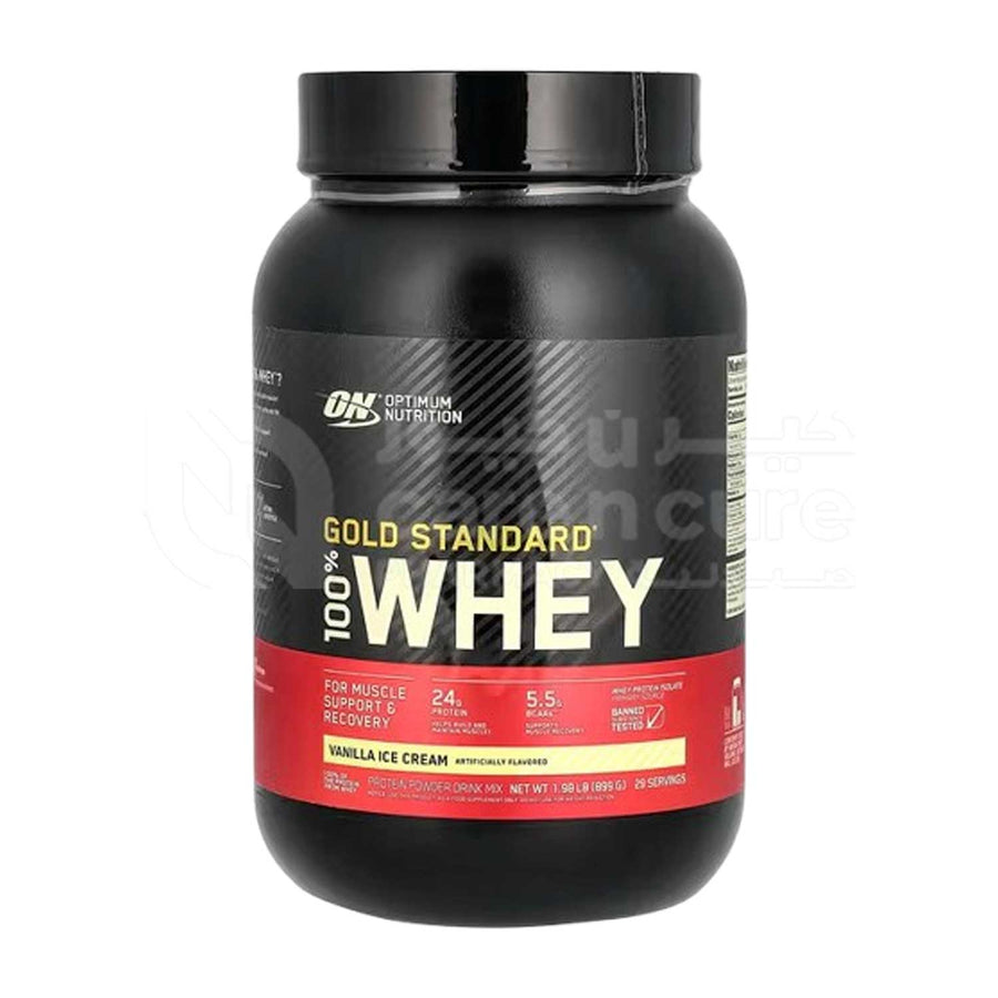 On Gold Std.100% Whey Protein Vanilla Ice Cream 1.98 Lbs(899 gm)