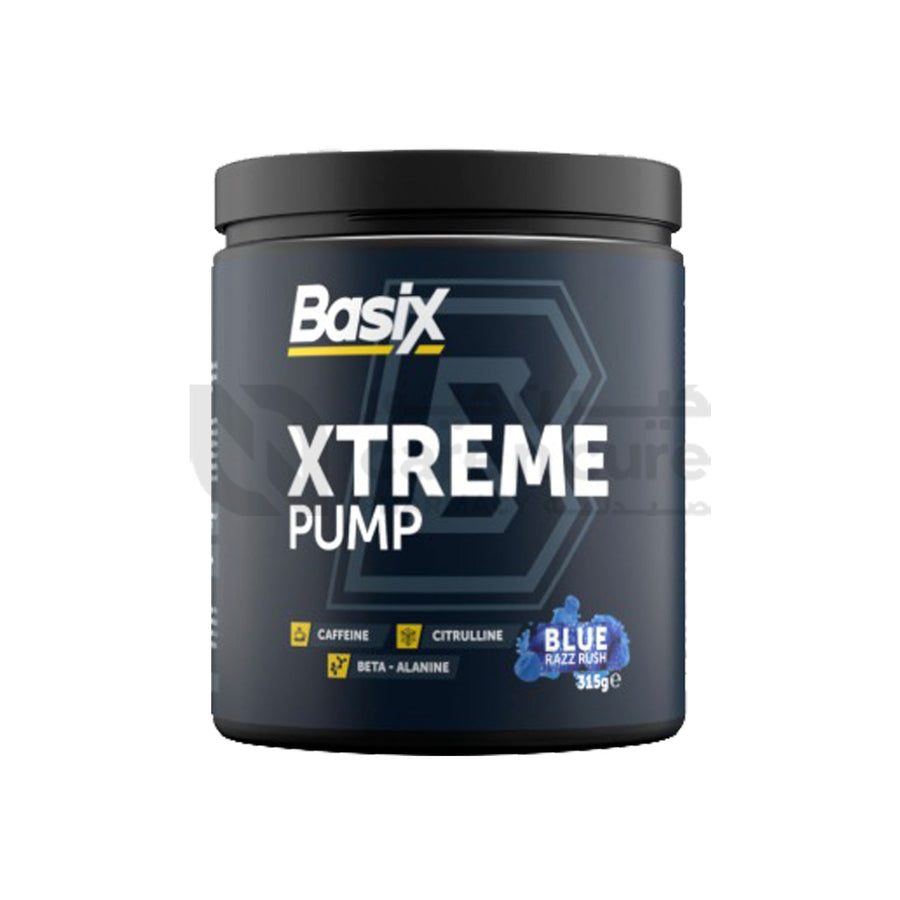 Basix Xtreme Pump - Blue Razz Rush - 330g