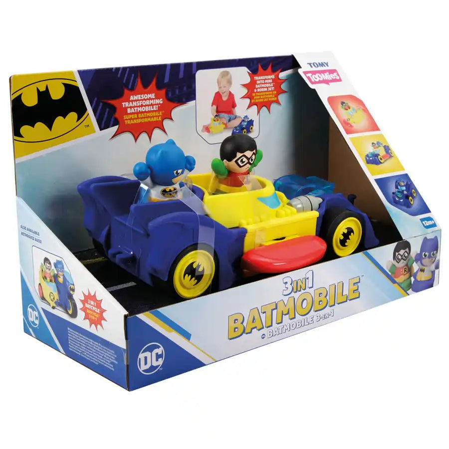 Toomies DC Comics Batman 3 in 1 Batmobile