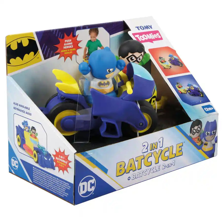 Toomies DC Comics Batman 2 in 1 Batcycle