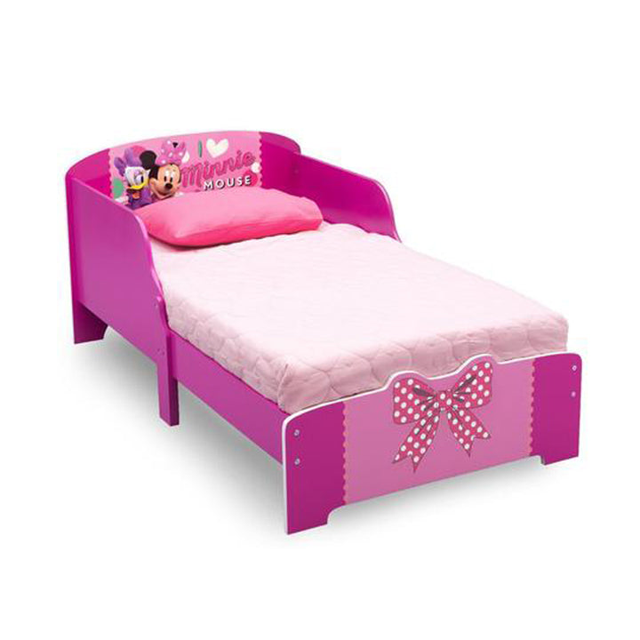 Delta Children - Minnie Mouse Wooden Bed W/ Rail