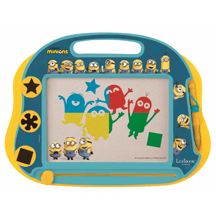 Lexibook - Minions Magnetic Multicolor Drawing Board A5 W/Accessories