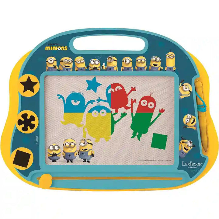 Lexibook - Minions Magnetic Multicolor Drawing Board A5 W/Accessories