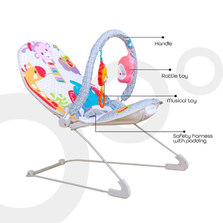 Moon - Hop-Hop Bouncer (Grey)