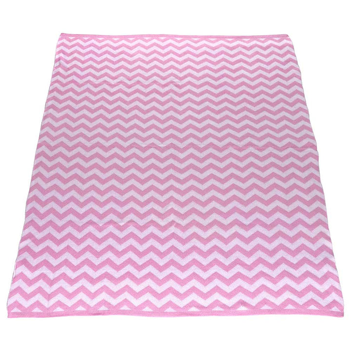 Moon - Soft Stretchy Knitted Cotton Swaddle 70x90cm (Pink)