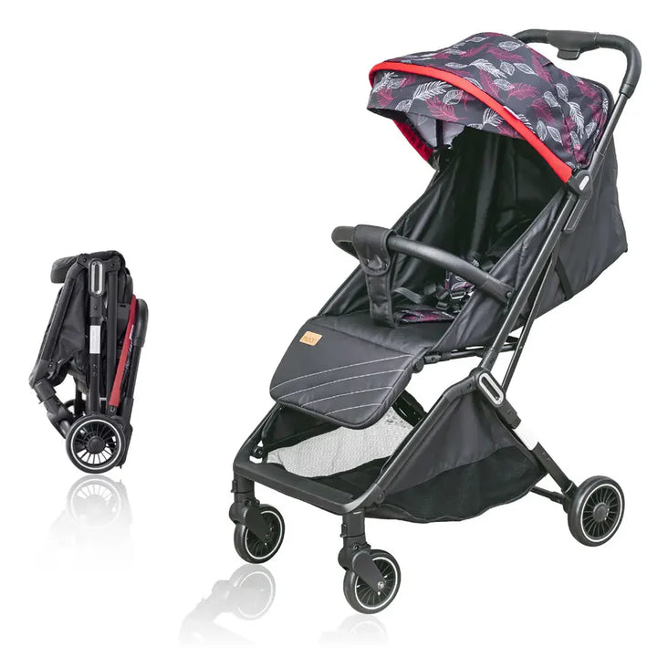 Moon Autofold Stroller (Feather Black)