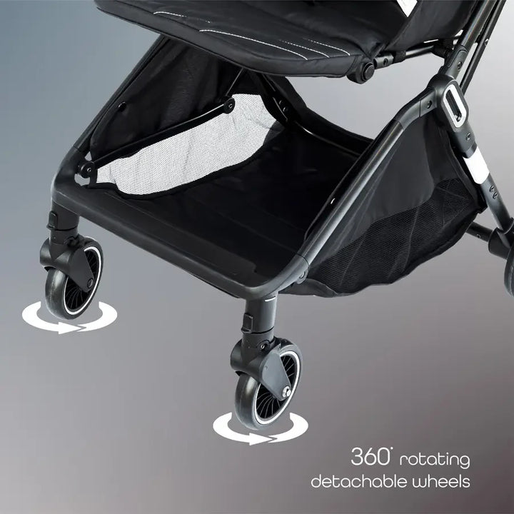 Moon Autofold Stroller (Feather Black)