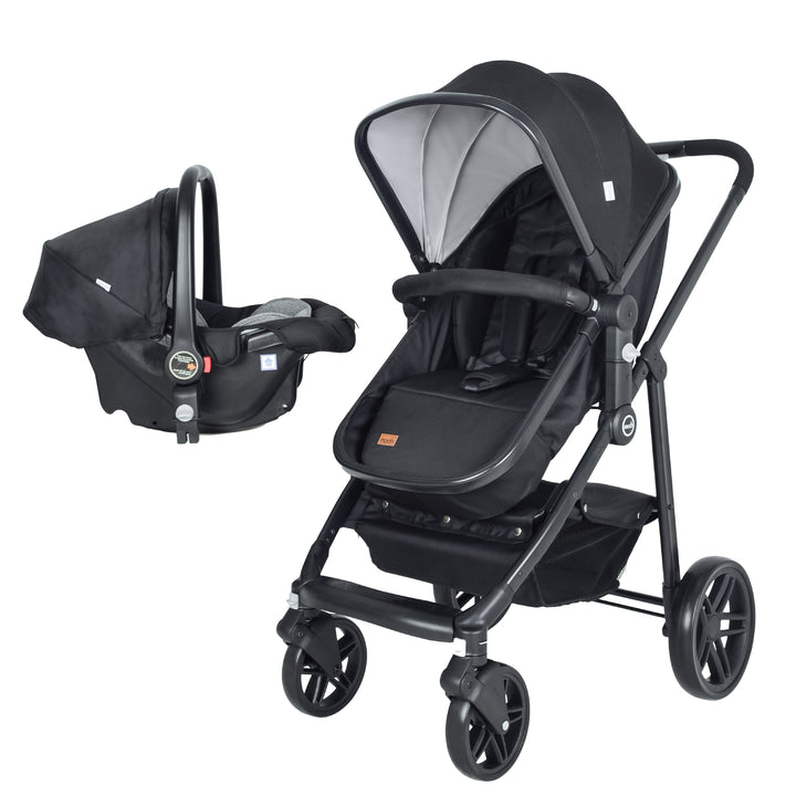 Moon - Tres 3 In 1 Travel System (Black)