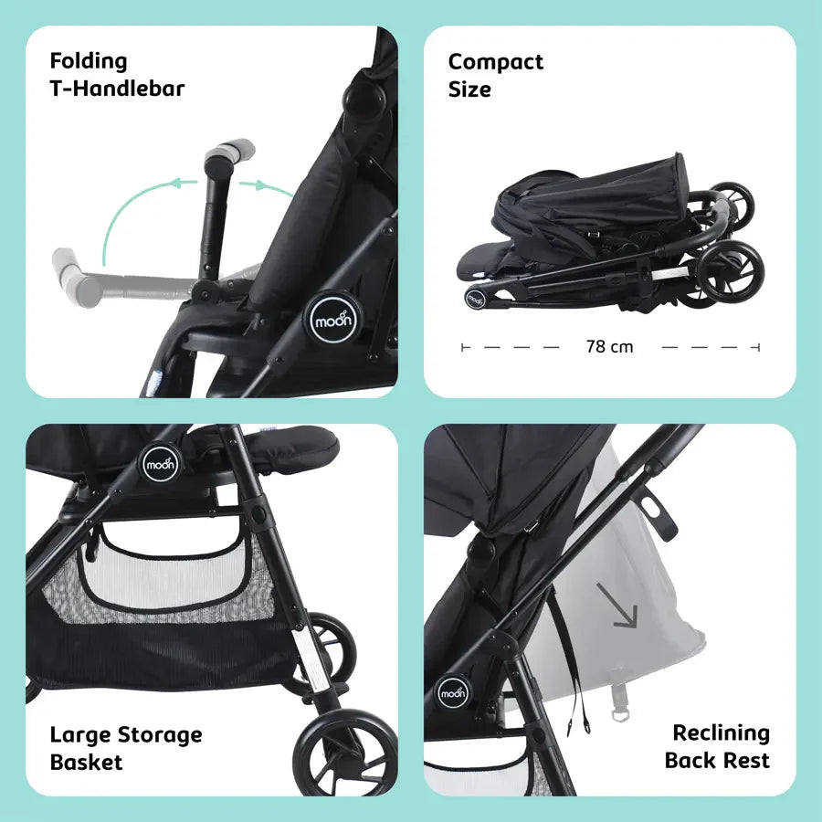 Moon 360 Stroller (Black)