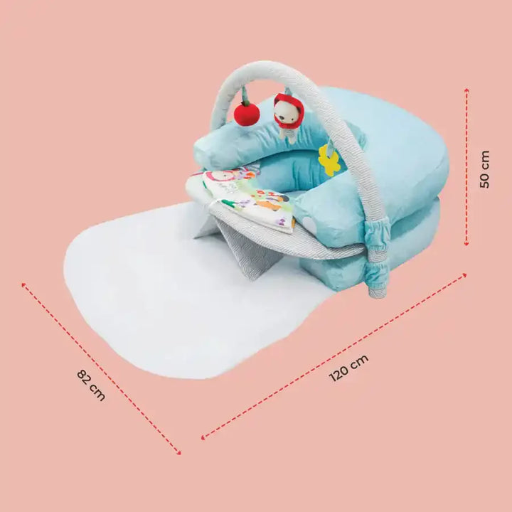 Moon Sit, Feed, Nap n Play (Blue)