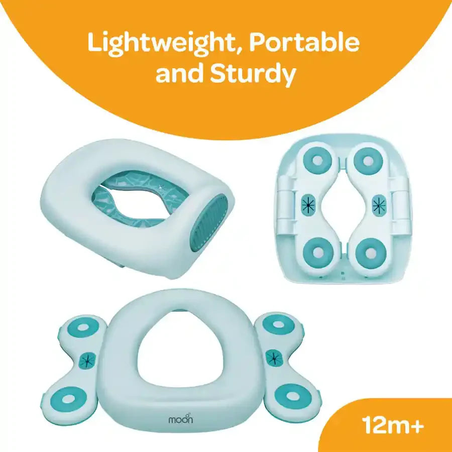 Moon Travel Baby Potty Seat (Blue)