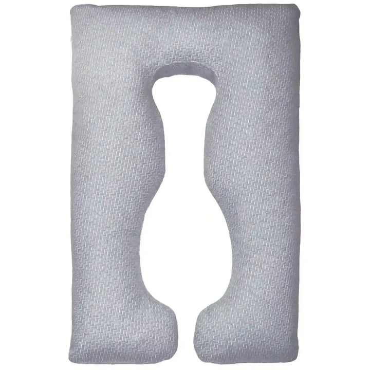 Moon - Bamboo Full Body Pregnancy Pillow U-Shaped (Grey)