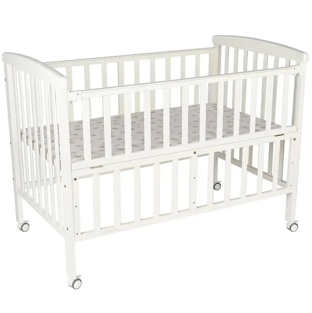 Moon - Wooden Portable Crib - 129 x 69 x 96 cm (Dark chocolate)