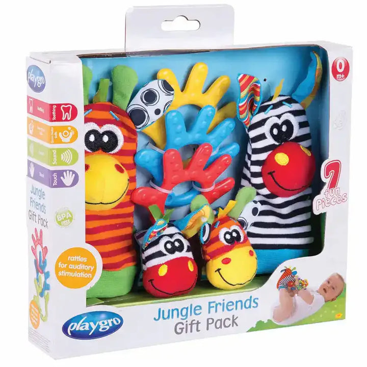 Playgro Jungle Friends Gift Pack - Multi color