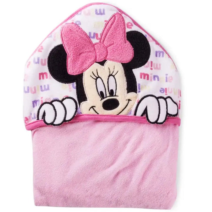 Playgro Mickey and Minnie Hooded Towel - 2asst CDU