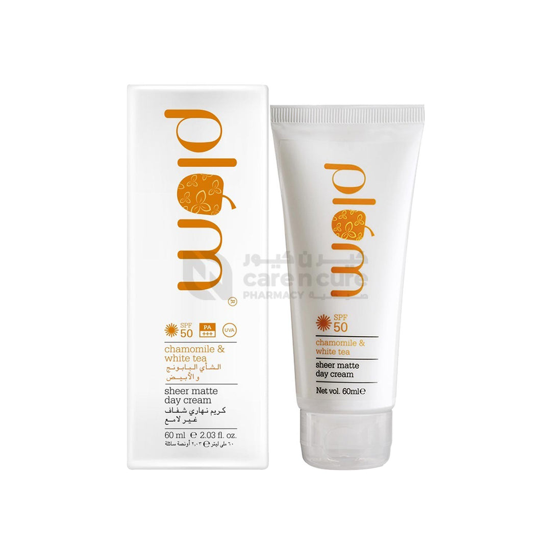 Plum Chamomile & White Tea Sheer Matte Day Cream Spf50 60ml - 69752