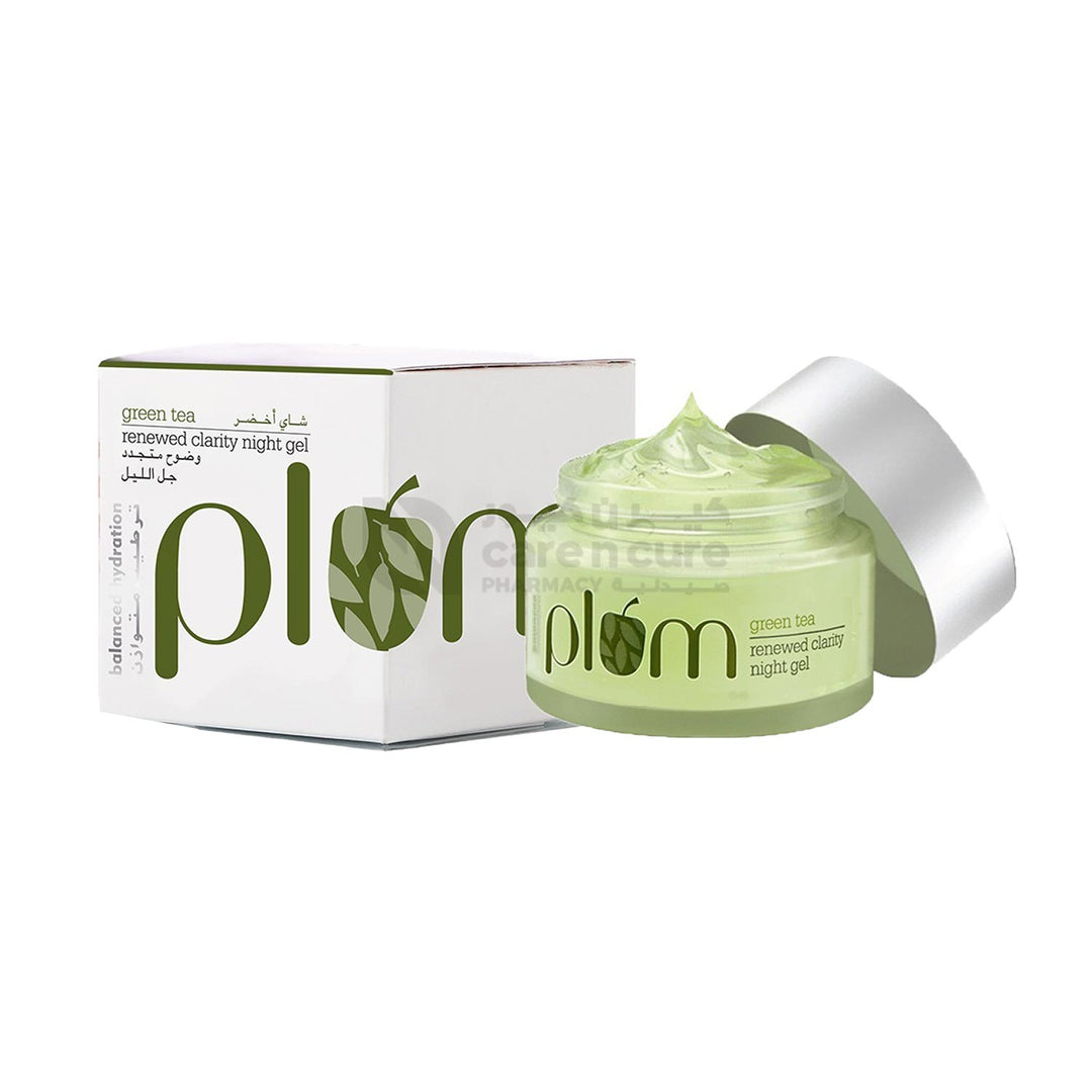 Plum Green Tea Renewed Clarity Night Gel 50ml - 69747