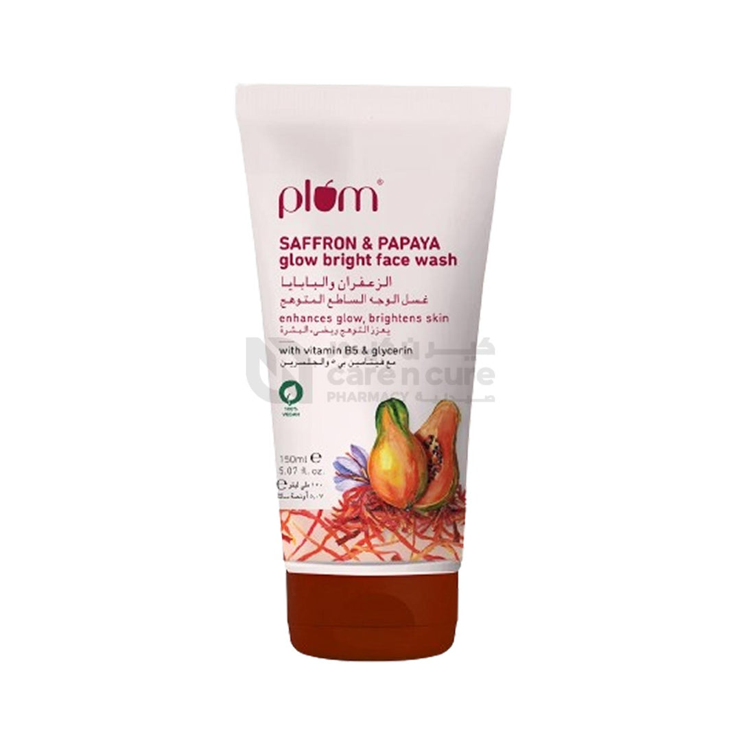 Plum Saffron & Papaya Glow Bright Face Wash 150ml - 69753