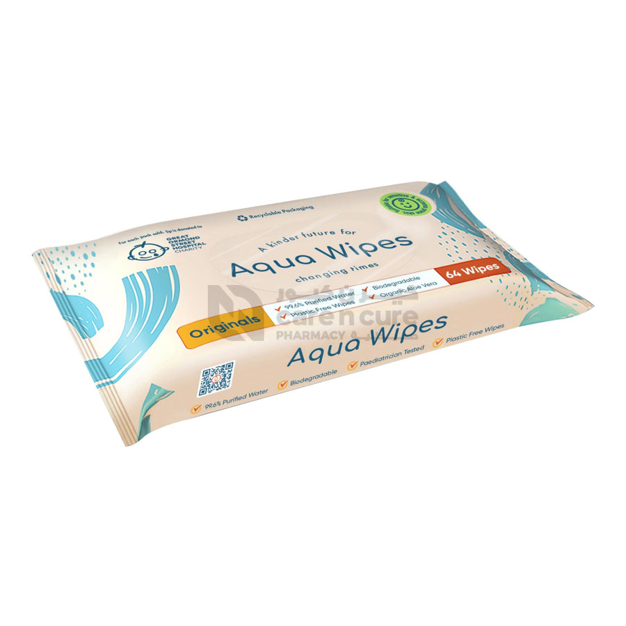 Aqua Wipes Originals Pack Of 64 Pieces-69541