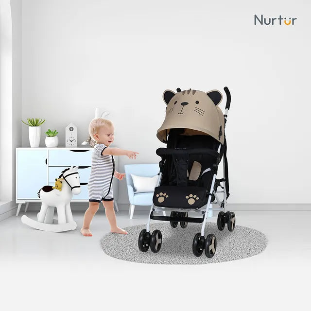 Nurtur - Luca Cat Lightweight Stroller (Beige)