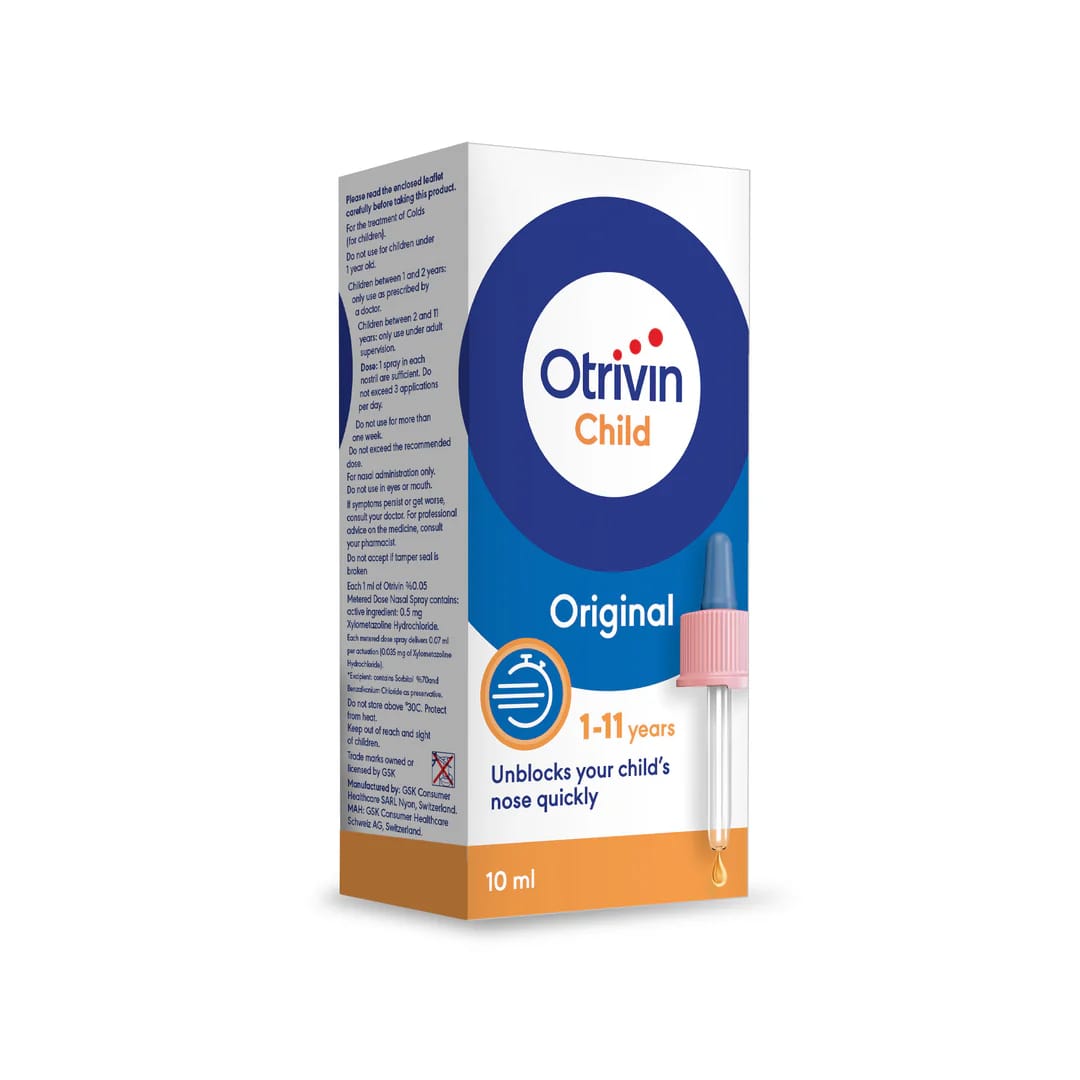 Otrivin 0.05% Nasal Drops (Children) 10ml