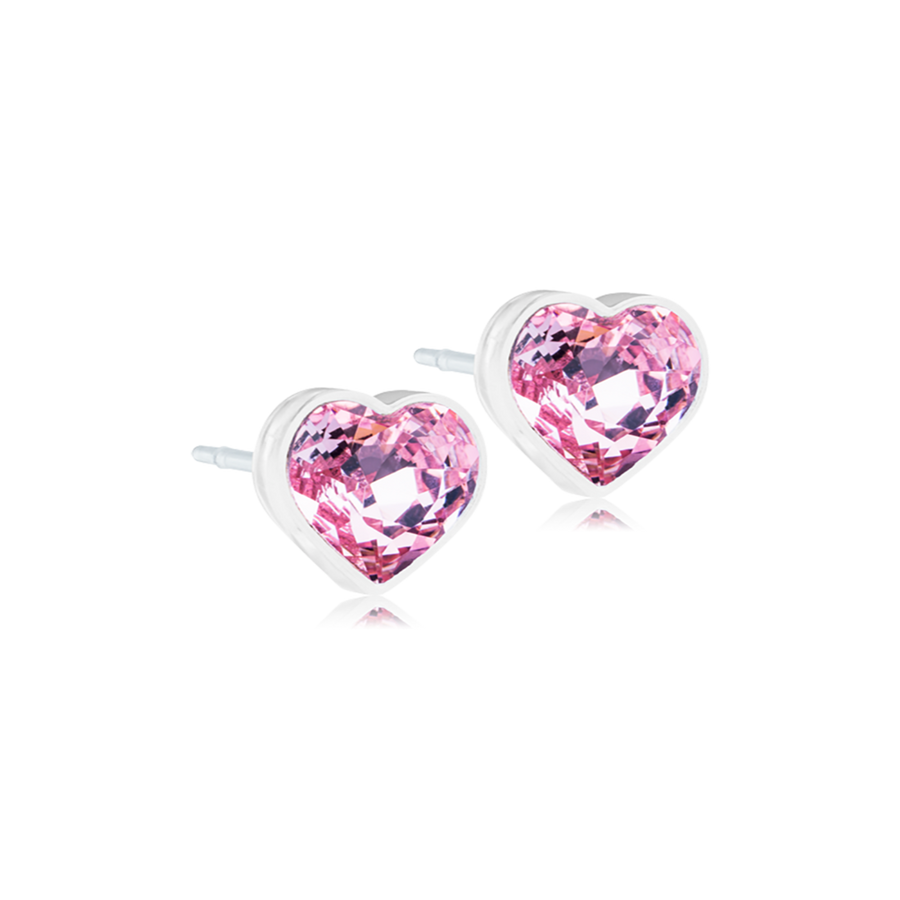 Blomdahl Cj Mp Heart 6mm Light Rose 15-0121-24 [B]