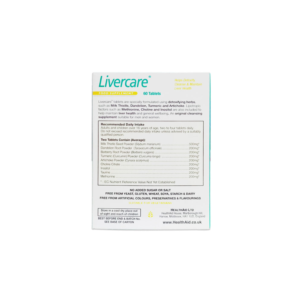 Health Aid Livercare 60 Tablets