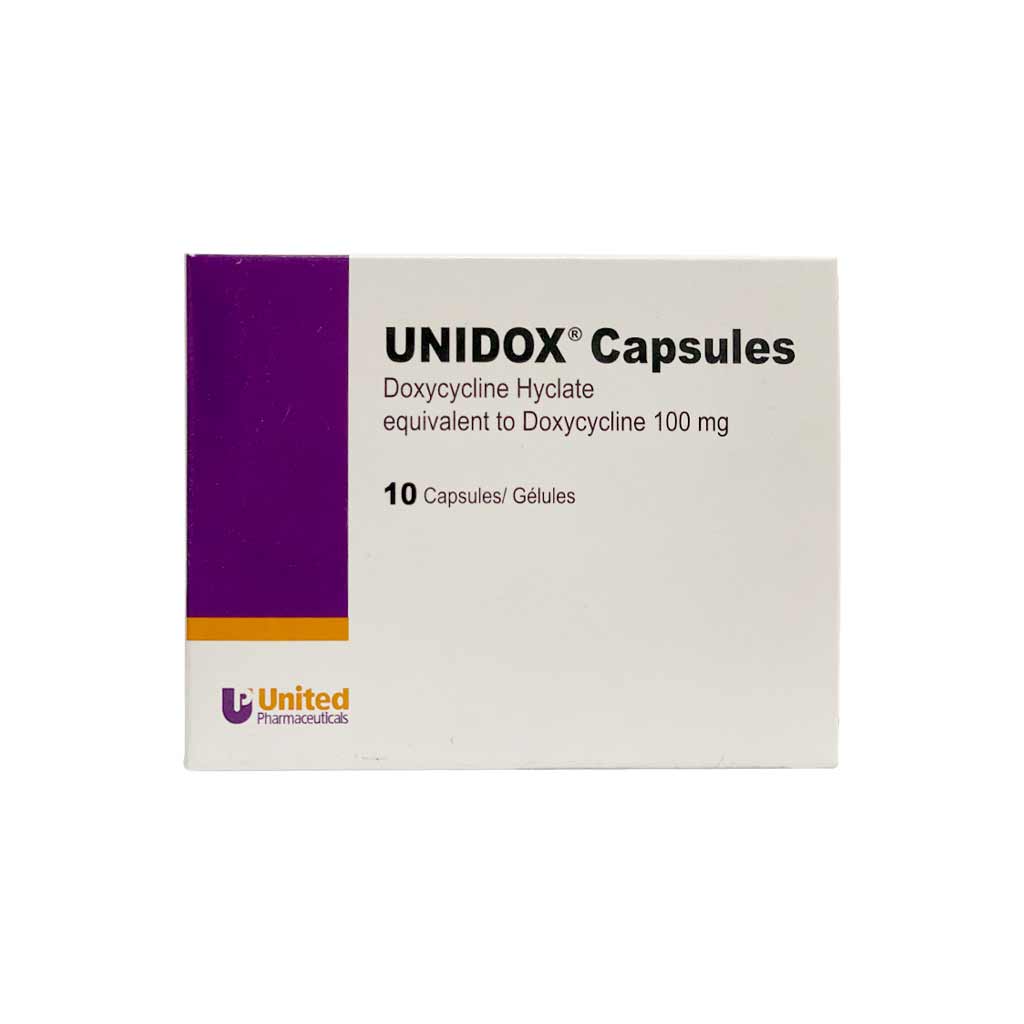 Unidox 100mg Cap 10S (ORIGINAL PRESCRIPTION IS MANDATORY UPON DELIVERY)