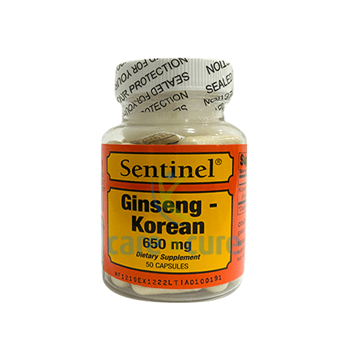 Sentinel Kor.Ginseng 650mg Cap 50S